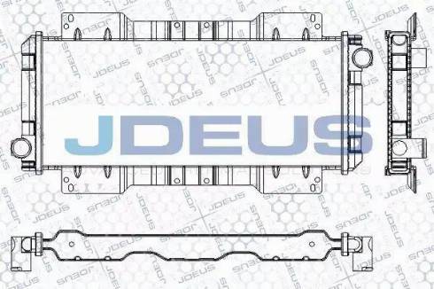 Jdeus RA0120741 - Radiators, Motora dzesēšanas sistēma autodraugiem.lv