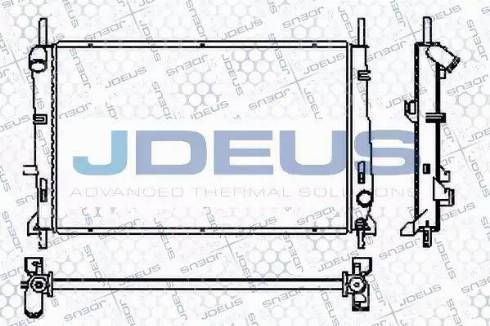 Jdeus RA0120750 - Radiators, Motora dzesēšanas sistēma autodraugiem.lv