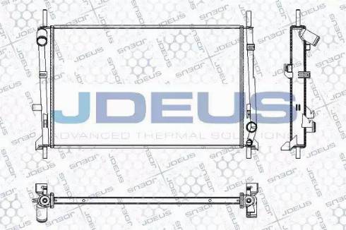 Jdeus RA0120751 - Radiators, Motora dzesēšanas sistēma autodraugiem.lv