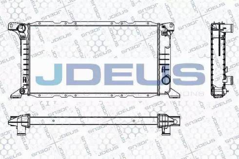 Jdeus RA0120780 - Radiators, Motora dzesēšanas sistēma autodraugiem.lv