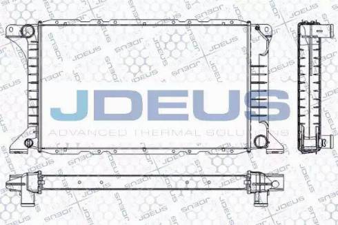 Jdeus RA0120770 - Radiators, Motora dzesēšanas sistēma autodraugiem.lv