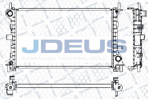 Jdeus RA0121050 - Radiators, Motora dzesēšanas sistēma autodraugiem.lv