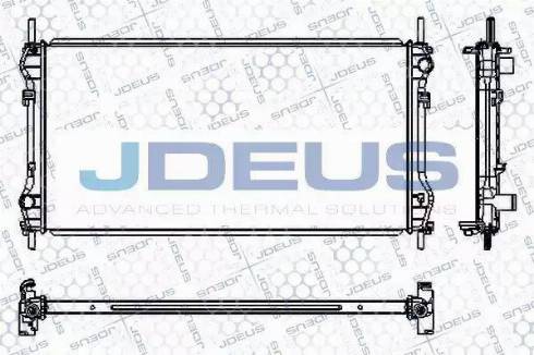 Jdeus RA0121020 - Radiators, Motora dzesēšanas sistēma autodraugiem.lv