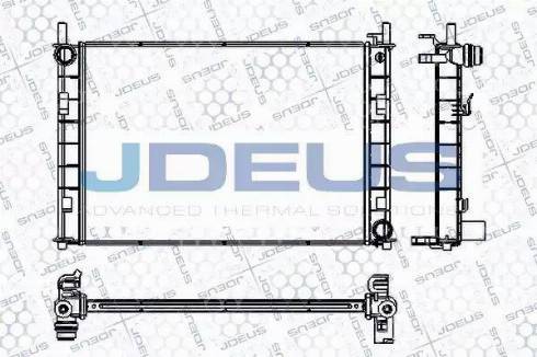 Jdeus RA0121070 - Radiators, Motora dzesēšanas sistēma autodraugiem.lv