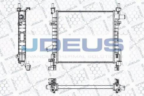 Jdeus RA0121190 - Radiators, Motora dzesēšanas sistēma autodraugiem.lv