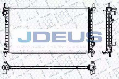 Jdeus RA0121100 - Radiators, Motora dzesēšanas sistēma autodraugiem.lv