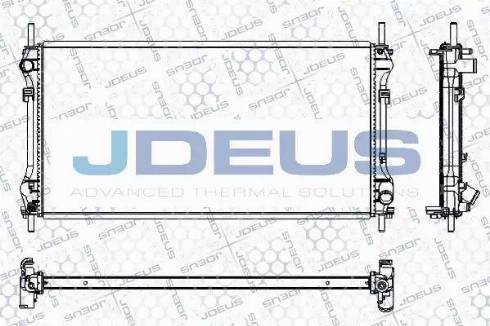 Jdeus RA0121110 - Radiators, Motora dzesēšanas sistēma autodraugiem.lv