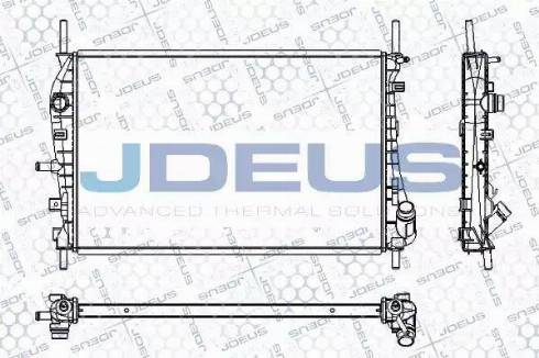 Jdeus RA0121130 - Radiators, Motora dzesēšanas sistēma autodraugiem.lv