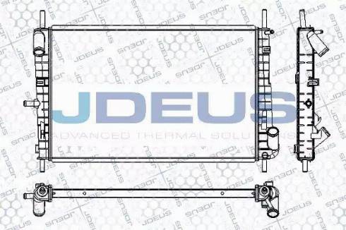 Jdeus RA0121120 - Radiators, Motora dzesēšanas sistēma autodraugiem.lv