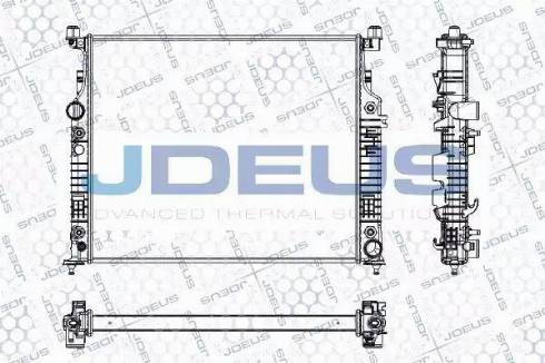Jdeus RA0170940 - Radiators, Motora dzesēšanas sistēma autodraugiem.lv