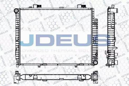 Jdeus RA0170910 - Radiators, Motora dzesēšanas sistēma autodraugiem.lv