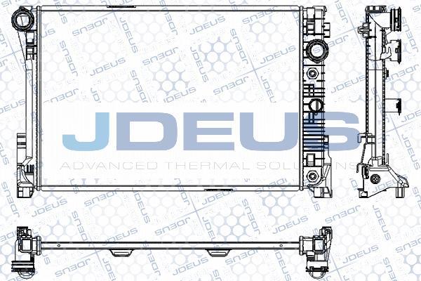 Jdeus RA0170920 - Radiators, Motora dzesēšanas sistēma autodraugiem.lv
