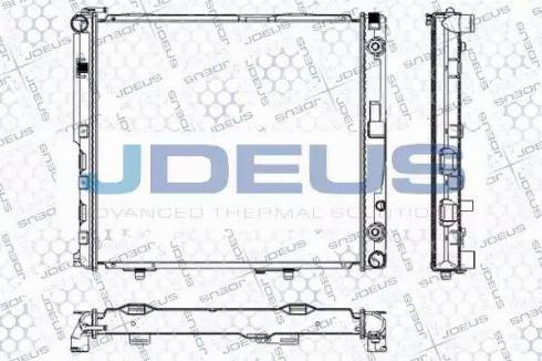 Jdeus RA0170460 - Radiators, Motora dzesēšanas sistēma autodraugiem.lv