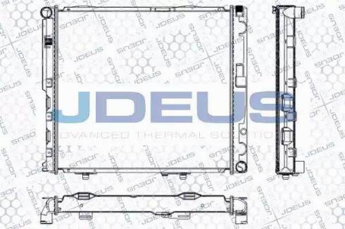 Jdeus RA0170410 - Radiators, Motora dzesēšanas sistēma autodraugiem.lv