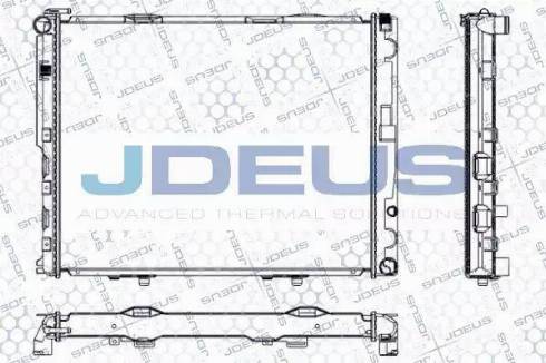 Jdeus RA0170420 - Radiators, Motora dzesēšanas sistēma autodraugiem.lv