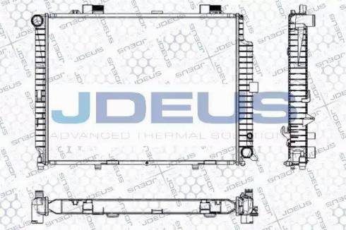 Jdeus RA0170640 - Radiators, Motora dzesēšanas sistēma autodraugiem.lv