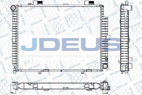 Jdeus RA0170630 - Radiators, Motora dzesēšanas sistēma autodraugiem.lv