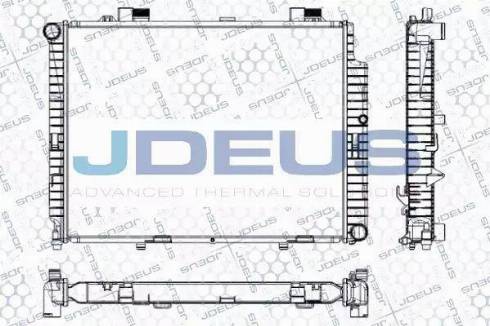 Jdeus RA0170620 - Radiators, Motora dzesēšanas sistēma autodraugiem.lv