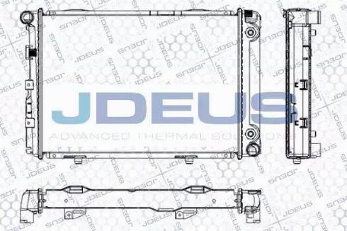 Jdeus RA0170090 - Radiators, Motora dzesēšanas sistēma autodraugiem.lv