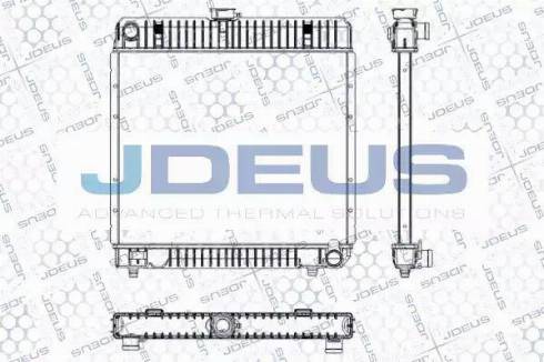 Jdeus RA0170041 - Radiators, Motora dzesēšanas sistēma autodraugiem.lv