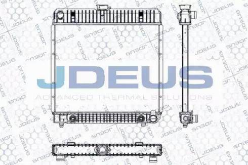 Jdeus RA0170051 - Radiators, Motora dzesēšanas sistēma autodraugiem.lv