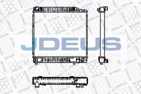 Jdeus RA0170060 - Radiators, Motora dzesēšanas sistēma autodraugiem.lv
