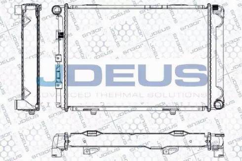 Jdeus RA0170080 - Radiators, Motora dzesēšanas sistēma autodraugiem.lv