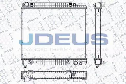 Jdeus RA0170070 - Radiators, Motora dzesēšanas sistēma autodraugiem.lv