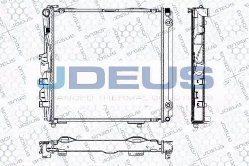 Jdeus RA0170190 - Radiators, Motora dzesēšanas sistēma autodraugiem.lv