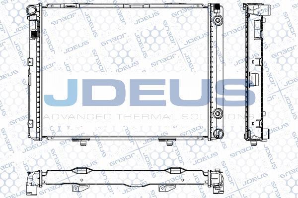 Jdeus RA0170110 - Radiators, Motora dzesēšanas sistēma autodraugiem.lv