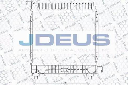 Jdeus RA0170130 - Radiators, Motora dzesēšanas sistēma autodraugiem.lv