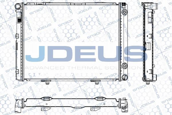 Jdeus RA0170120 - Radiators, Motora dzesēšanas sistēma autodraugiem.lv