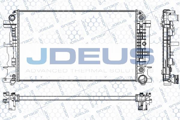 Jdeus RA0170890 - Radiators, Motora dzesēšanas sistēma autodraugiem.lv