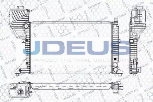 Jdeus RA0170860 - Radiators, Motora dzesēšanas sistēma autodraugiem.lv