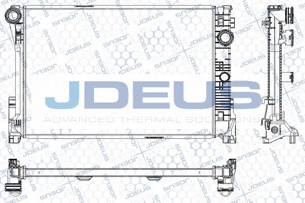 Jdeus RA0170820 - Radiators, Motora dzesēšanas sistēma autodraugiem.lv