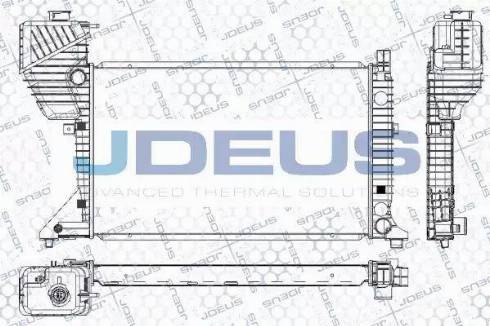 Jdeus RA0170870 - Radiators, Motora dzesēšanas sistēma autodraugiem.lv