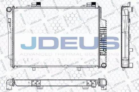 Jdeus RA0170340 - Radiators, Motora dzesēšanas sistēma autodraugiem.lv