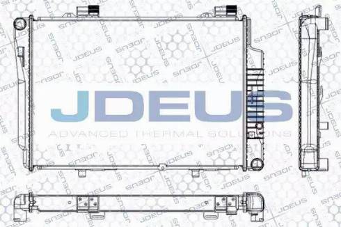 Jdeus RA0170360 - Radiators, Motora dzesēšanas sistēma autodraugiem.lv