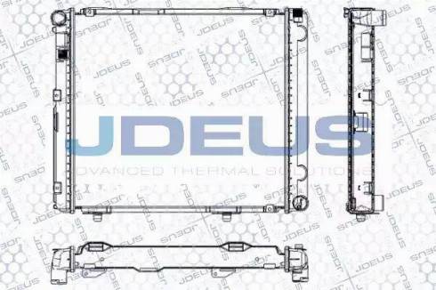 Jdeus RA0170300 - Radiators, Motora dzesēšanas sistēma autodraugiem.lv