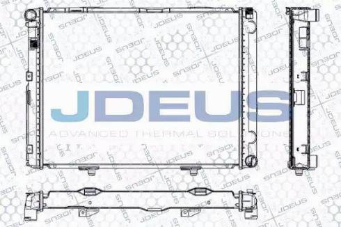 Jdeus RA0170210 - Radiators, Motora dzesēšanas sistēma autodraugiem.lv
