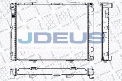 Jdeus RA0170220 - Radiators, Motora dzesēšanas sistēma autodraugiem.lv