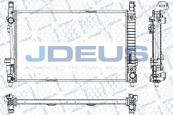 Jdeus RA0170760 - Radiators, Motora dzesēšanas sistēma autodraugiem.lv