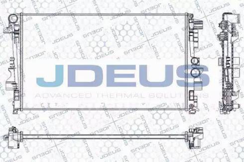 Jdeus RA0170780 - Radiators, Motora dzesēšanas sistēma autodraugiem.lv