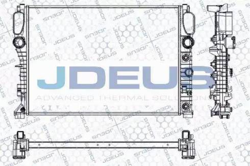 Jdeus RA0170730 - Radiators, Motora dzesēšanas sistēma autodraugiem.lv