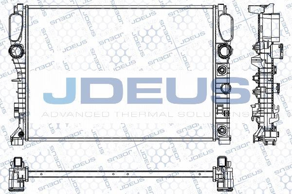 Jdeus RA0170720 - Radiators, Motora dzesēšanas sistēma autodraugiem.lv