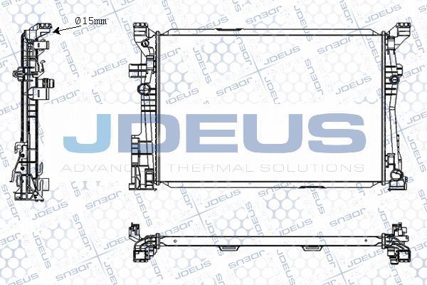 Jdeus RA0171040 - Radiators, Motora dzesēšanas sistēma autodraugiem.lv