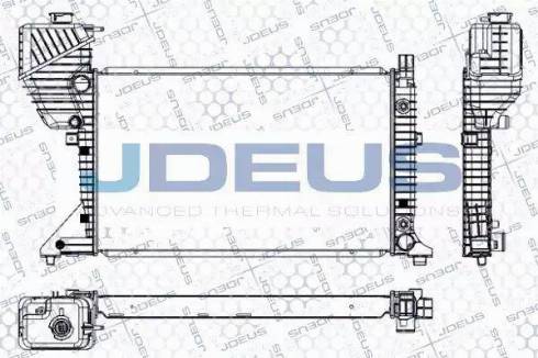 Jdeus RA0171020 - Radiators, Motora dzesēšanas sistēma autodraugiem.lv