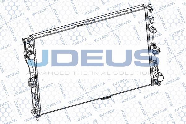 Jdeus RA0171070 - Radiators, Motora dzesēšanas sistēma autodraugiem.lv