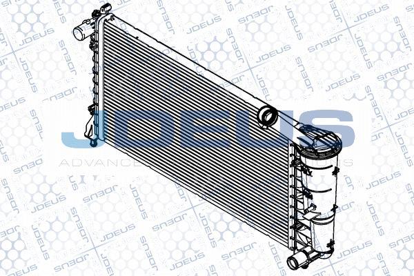 Jdeus RA0360140 - Radiators, Motora dzesēšanas sistēma autodraugiem.lv