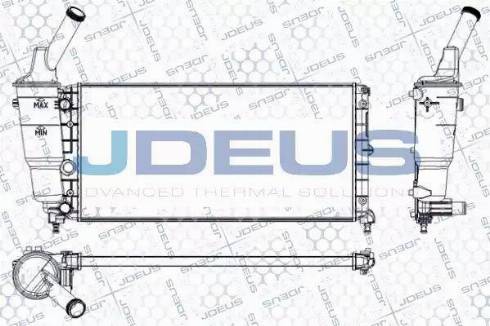 Jdeus RA0360100 - Radiators, Motora dzesēšanas sistēma autodraugiem.lv